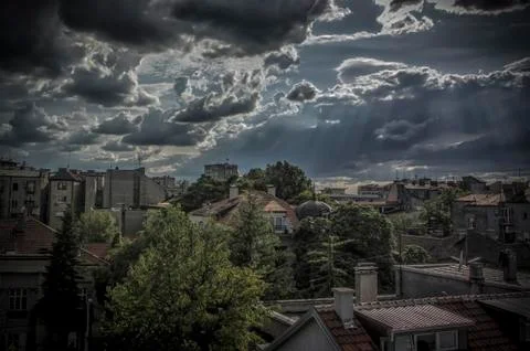 Cloudy Skies Stock Photos