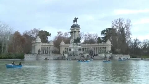 Cloudy skies, slight temperature drop expected across Madrid region, Madrid, ES  Stock Footage 325202500
