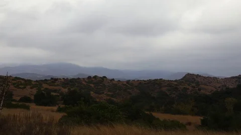 Cloudy skies time lapse hd 24fps Stock Footage 81686811