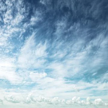 Cloudy sky air Stock Photos