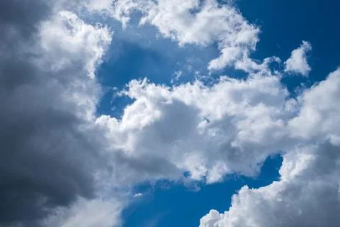 Cloudy sky in the Alps Foto stock