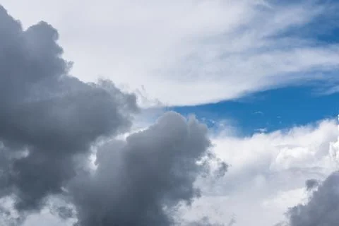 Cloudy sky in the Alps 写真素材