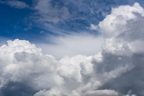 Cloudy sky in the Alps Stock Photos
