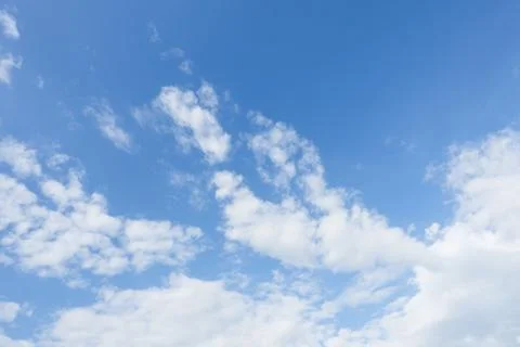 Cloudy sky and clear sky clouds background Stock Photos