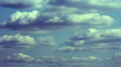Cloudy Sky on April 12th, 2010 in Moscow 2, HD Stock Footage 681804