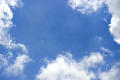 Cloudy sky background beautiful, bright and natural. Stock Photos