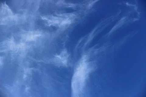 Cloudy sky background beautiful, bright and natural. Stock Photos