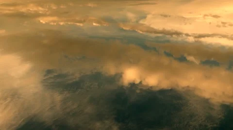 Cloudy sky background. cumulus clouds. flying above the clouds Stock Footage 40634275