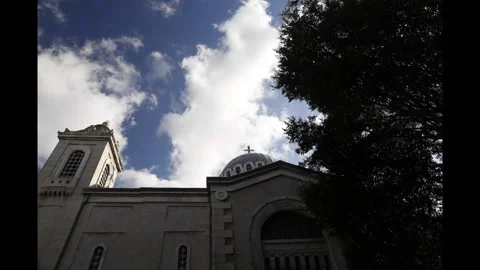 Cloudy sky background Stock Footage 135437575