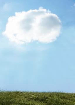 Cloudy sky background Stock Illustration