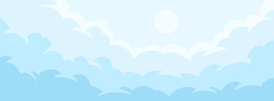 Cloudy sky background 스톡 일러스트