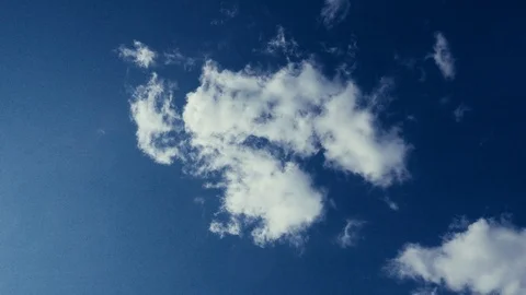 Cloudy sky as a background or backdrop. A moving sky background with clouds. Stock Footage 95493505