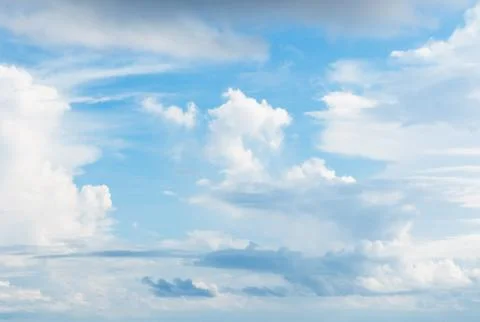 Cloudy sky background Stock Photos