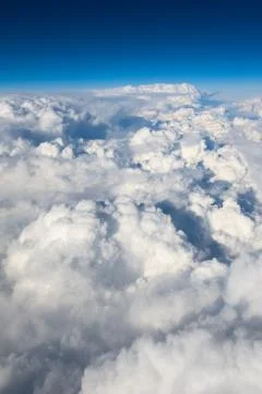 Cloudy sky background Stock Photos