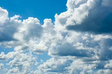 Cloudy sky background Stock Photos