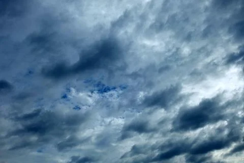 Cloudy  Sky Background. Stock Photos