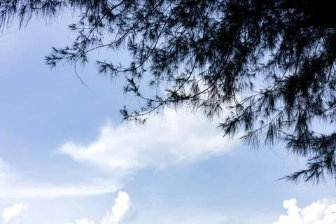 Cloudy Sky Background Stock Photos