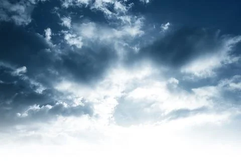 Cloudy sky background Photos