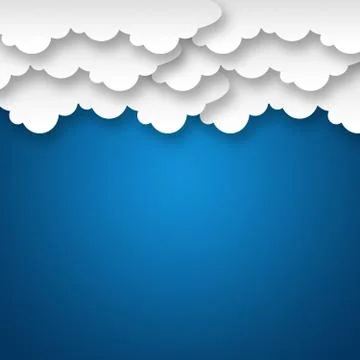 Cloudy sky background shows cloudy and stormy weather. Illustrazione stock