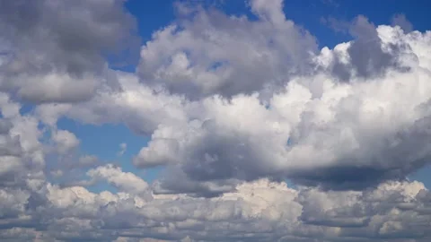 Cloudy sky background. Time lapse video Stock Footage 136329271