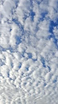 Cloudy Sky with Beautiful Patterns Stock Photos