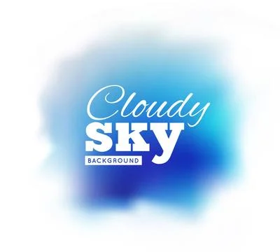 Cloudy sky Blue cloudy sky frame. Vector background illustration Copyright... 스톡 사진