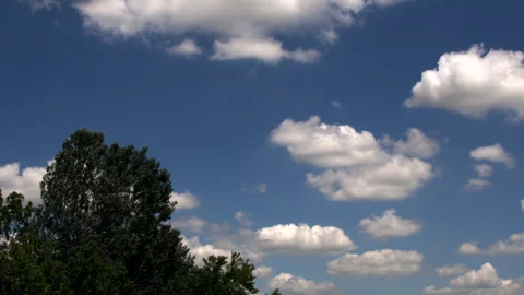 Cloudy sky in the countryside - Time Lapse Stock Footage 133128874