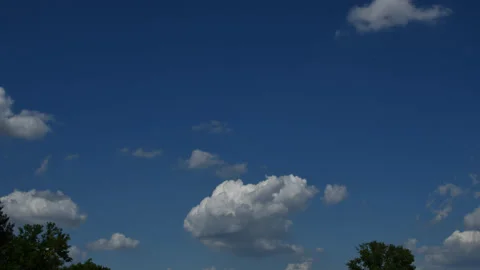 Cloudy sky in the countryside - Time Lapse Stock Footage 134103546