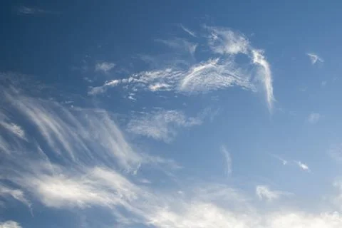 Cloudy Sky in Daylight Stock Photos