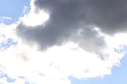 Cloudy Sky with Dramatic Cloud Formations Stock Photos