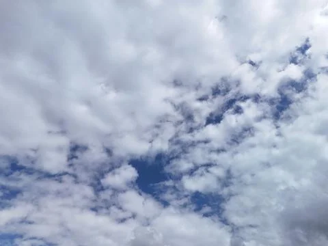 Cloudy Sky with Dramatic Cloud Formations Stock Photos