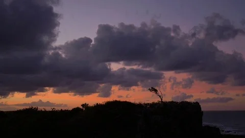 Cloudy sky during dusk Stock Footage 77803685