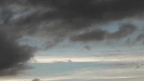 Cloudy sky with dynamic gray Stock Footage 320006720