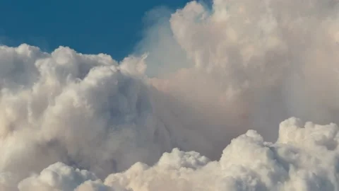Cloudy sky explosion time lapse - 4k Stock Footage 137426379