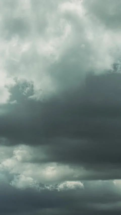 Cloudy Sky With Fluffy Clouds. Natural Background. , Time Lapse, Timelapse Stock Footage 341375531