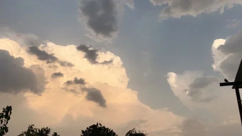 Cloudy sky Stock Footage 222331579