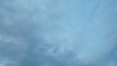 Cloudy Sky with Gray White Clouds  Video stock 298271991