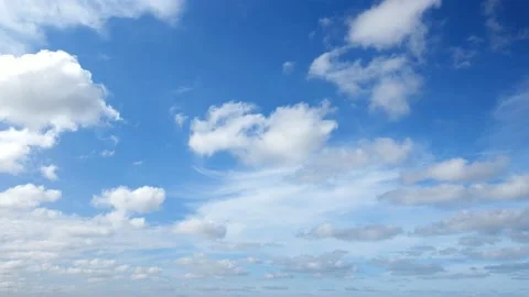 Cloudy sky. Heaven. Panorama of the sky. Aerial shot above the clouds. 4K Stock Footage 220928481