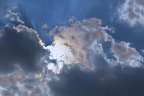 Cloudy sky heaven Stock Photos