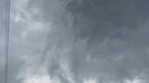 Cloudy sky, Java, Indonesia Video stock 263606163