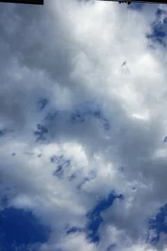 Cloudy sky nicely blue Stock Photos