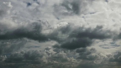 Cloudy sky with no sun fast video Stock Footage 73542910