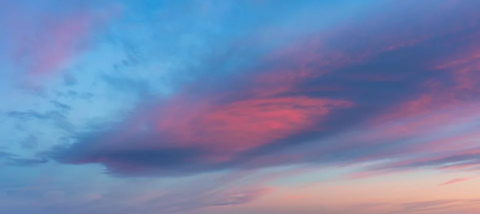 Cloudy sky over Dolomites, background. 写真素材