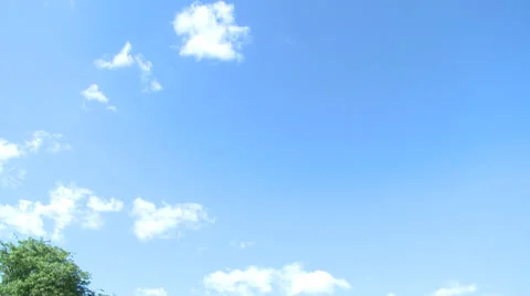 Cloudy sky over inlet (1 of 2) Stock Footage 31900673