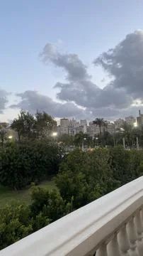 Cloudy Sky Over Moroccan Bridge – Scenic North African Landscape 写真素材