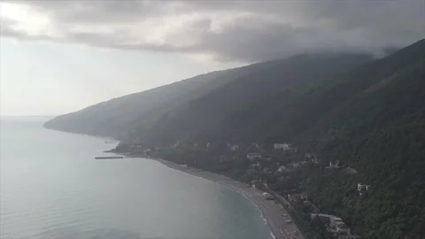 Cloudy sky over the sea. Stock Footage 150107255