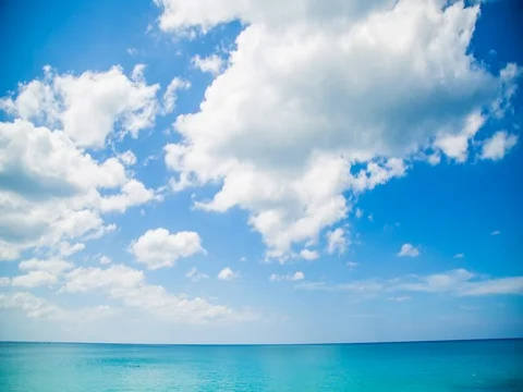 Cloudy Sky Over The Sea (Time Lapse) Stock Footage 70000014