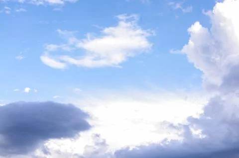 Cloudy sky pattern abstract background Stock Photos