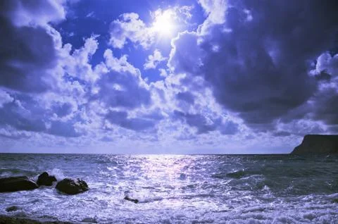 Cloudy  sky Stock Photos