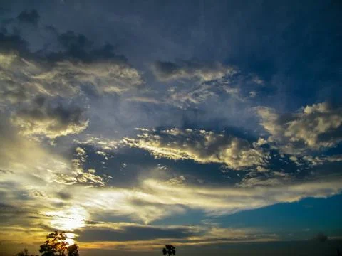 The cloudy sky Stock Photos